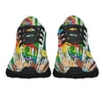 thumbnail image 5 of Hippie Peace Sign Imagine All The People Living Life In Peace Shoes Sneakers Black Size 13, 5 of 7