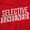 Red, variant on Sarcastic Attitude Selective Listener Unisex Plus Size Sweatshirt Brisco Brands 2X