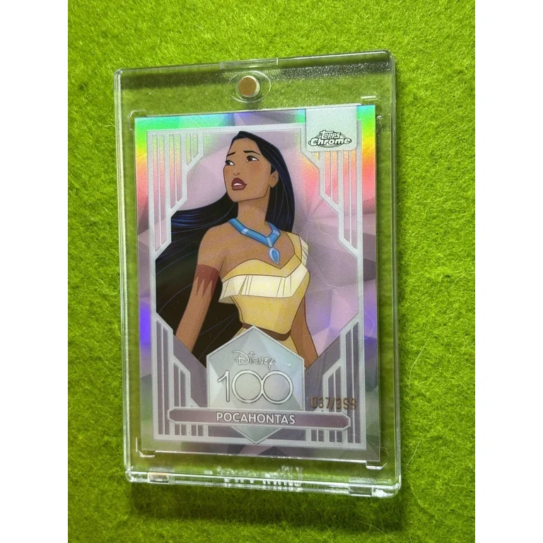 その他 topps chrome disney100 pocahontas PSA9 POCAHONTAS Disney 100 PINK REFRACTOR CARD #/399 SP 2023 Topps
