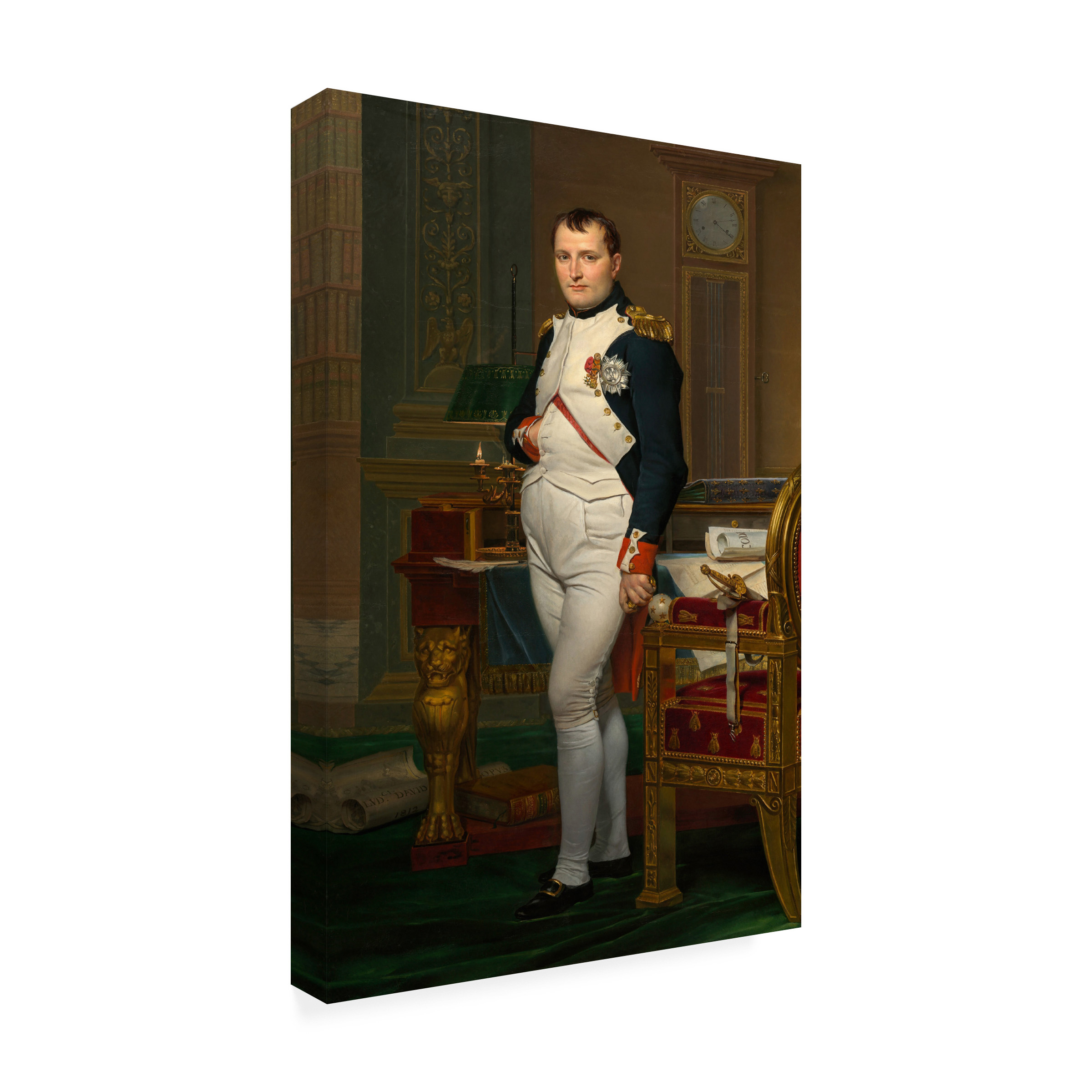 David 'The Emperor Napoleon In His Study At The Tuileries' Canvas Art