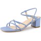 thumbnail image 1 of Open Toe Slingback Chunky Heel Sandals for Women Light Blue US 6/UK 4/EU 36, 1 of 6