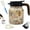 A, variant on Infinite Teapot, Infinite Vintage Floral Pattern Teapot – Built-In Infuser, 316 Stainless Steel Insulated Tea Bottle, 6-12 Hours of Heat/Cold
