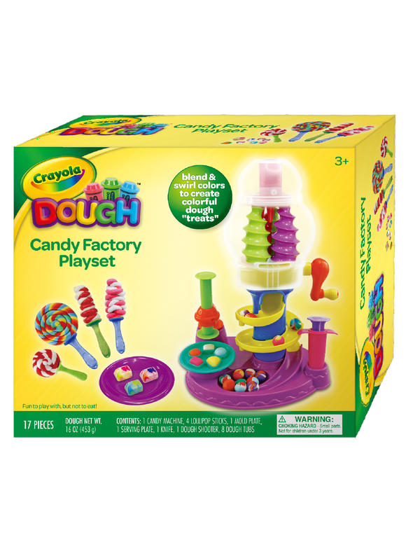 Crayola Candy Playset with 17+ Pieces & 8 Tubs of Dough