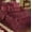 Burgundy, variant on Camelot Matte Satin Damask & Chenille Bedding, Emerald Green, 4-pc Queen Comforter Set