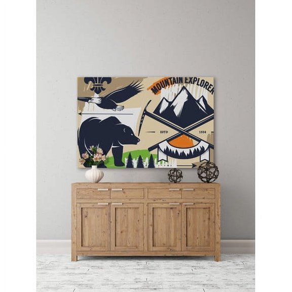 Marmont Hill "Explorer II" by Josh Ruggs Painting Print on Wrapped Canvas