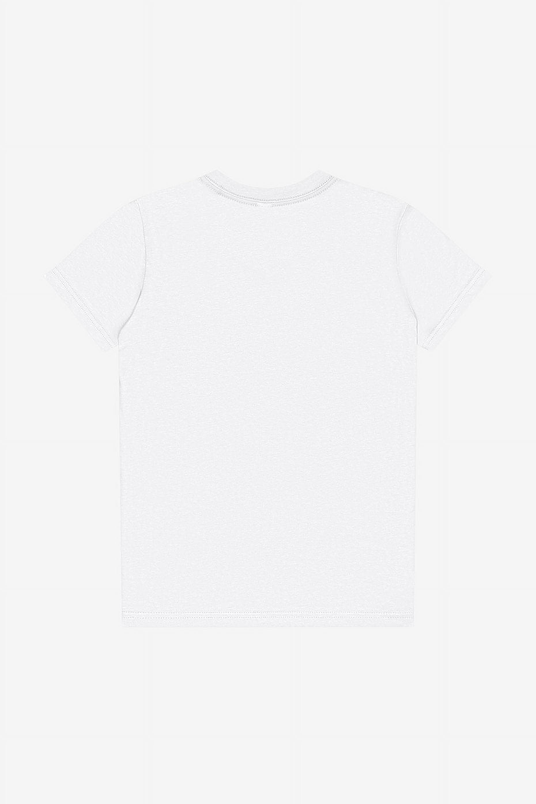 BELLA+CANVAS Youth Short Sleeve Personalized T-Shirt, Create Your Own Designs, White, Youth XL, Unisex