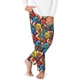 thumbnail image 2 of Xecao American Football Print Teenagers' Pajama Pants Long Sleep Pants Soft Elastic Waist Pajama Bottoms Elastic waist with 2 Pockets 5-16 Years-XS(5-6), 2 of 6