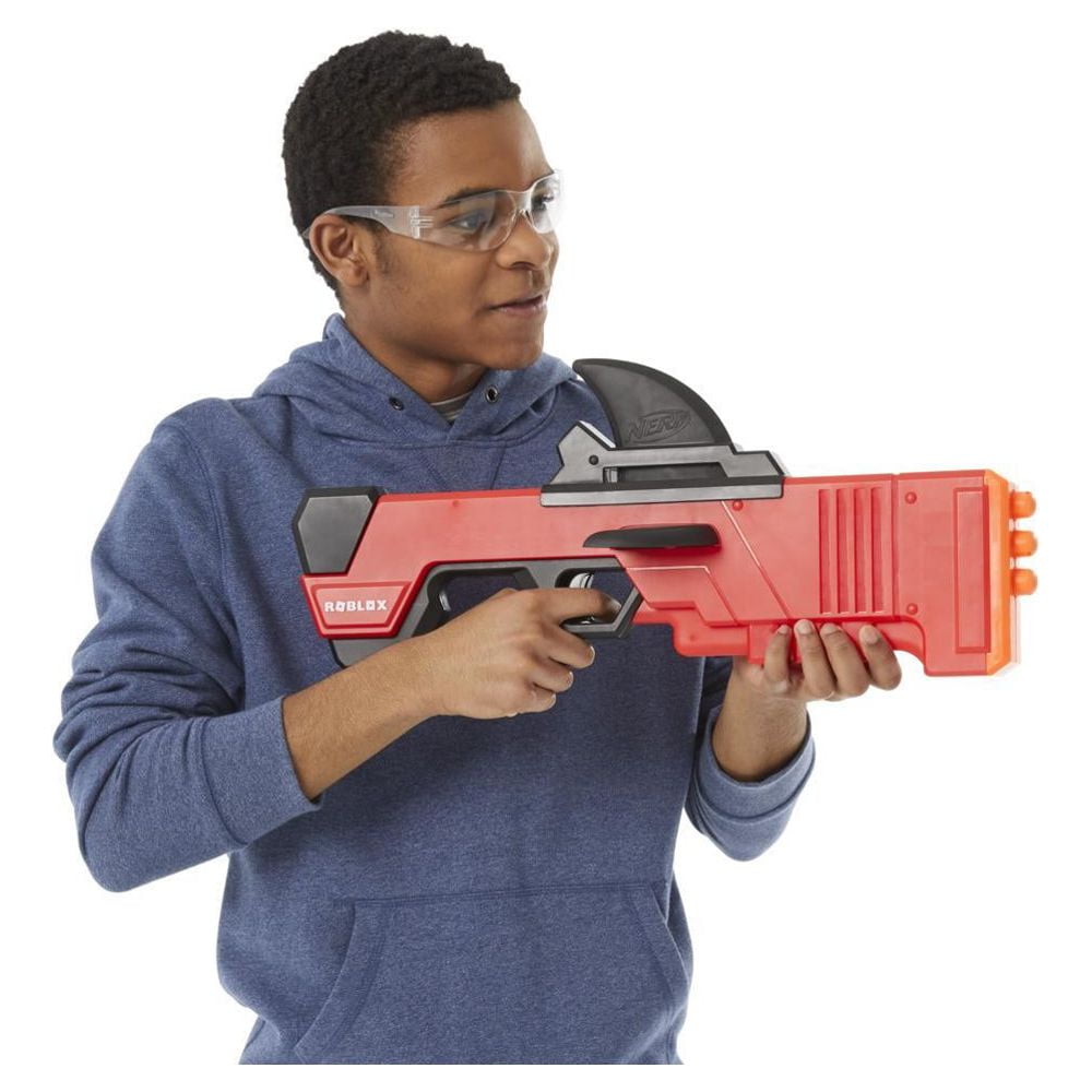 Nerf Roblox MM2: Shark Seeker Dart Blaster, Includes 3 Nerf Mega Darts 