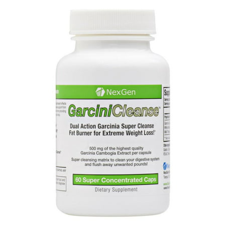 GarciniCleanse - Garcinia 500 mg par capsule 60% des pilules de régime HCA combiné avec désintoxication puissant et ingrédie
