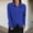 Blue, variant on Women's Casual Jacket Fall Solid Color Stand-Up Collar Knit Zip-Up Cardigan Double Zipper Sweater Fitting Work Commute Clothes(Navy,L)
