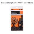 thumbnail image 2 of Halloween Plastic Tablecloth 54x72Inch, Castle Haunted House Design Party Cloth, Disposable Waterproof Rectangle Cover for Indoor Outdoor Buffet Dining Decor, 2 of 8