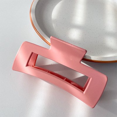 Pinza cuadrada para el pelo, pinza para el pelo, pinza para la parte posterior de la cabeza, sencilla, elegante, grande, pinza para el pelo, pinza para el baño con forma de tiburón