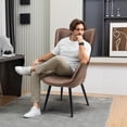 thumbnail image 2 of Silla Sillón Sofá individual Moderno Cómodo, Marrón FurnitureR Moderno, 2 of 7