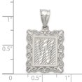 thumbnail image 3 of Pendentif Charme Collier Monogramme avec Initiale en Argent Sterling 925, 3 of 8