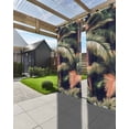 thumbnail image 3 of nqOlkjepod Outdoor Curtains for Patio Waterproof, Palm Forest Outdoor Privacy Panels Grommet, Country Summer Tropical Plants Forest Blackout Outside Curtains for Porch/Cabana 54"x84", 1 Panel, 3 of 8