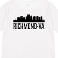 thumbnail image 4 of Inktastic Richmond Virginia City Skyline Boys or Girls Long Sleeve Toddler T-Shirt, 4 of 5