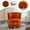 Orange + Velvet + Foam, variant on 360 Degree Swivel Cuddle Barrel Accent Sofa Chairs,Orange