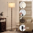 thumbnail image 2 of NATYSWAN 62" Floor Lamp, Adjustable Color Temperature Farmhouse Standing Lamp, Retro Rustic Tall Floor Lamps with Rotary Switch, Resin Standing Lamp for for Living Room,Bedroom,House, Office, 2 of 7