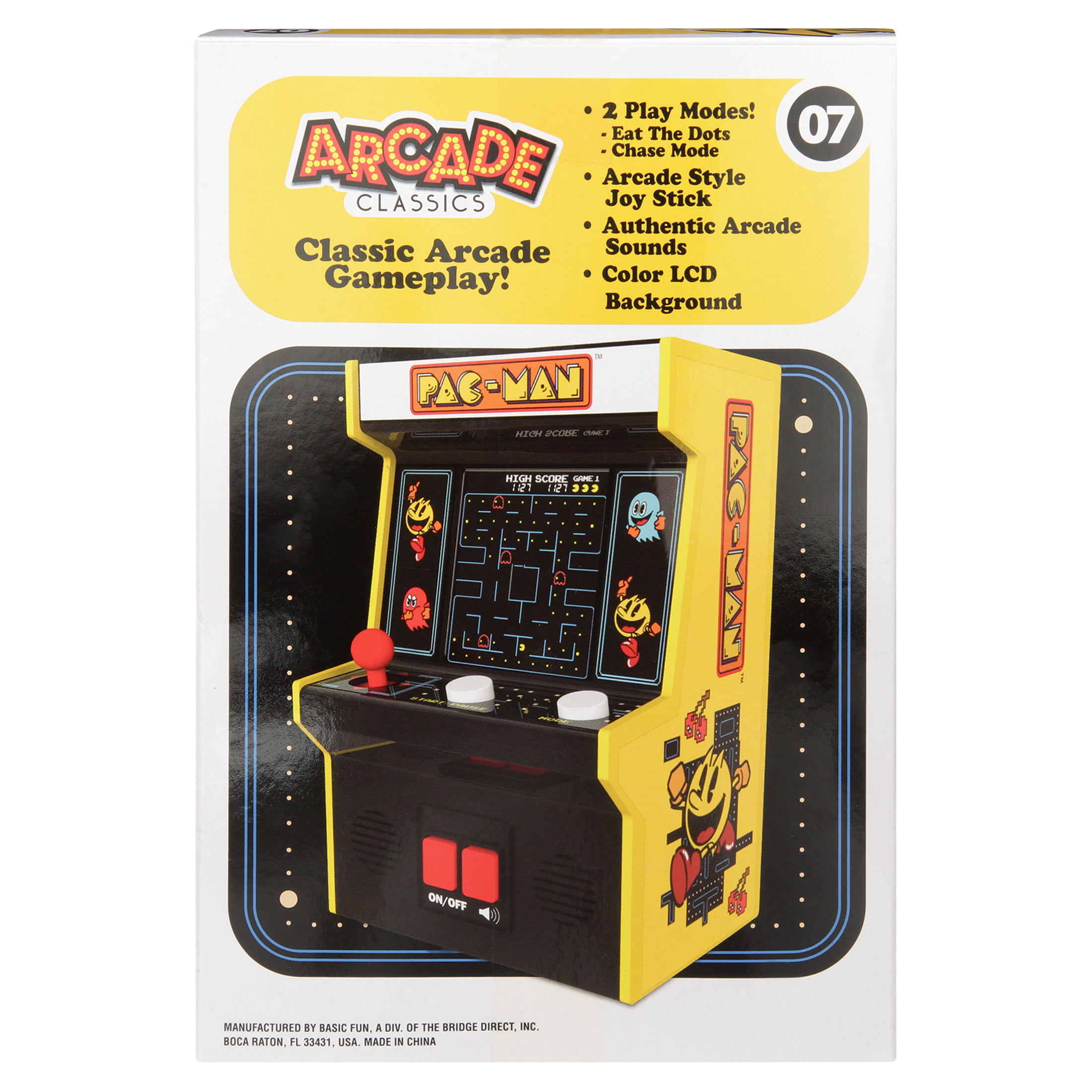 Arcade Classics - Pac-Man Mini Arcade Game - Walmart.com