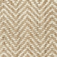 thumbnail image 6 of SAFAVIEH Natural Fiber Gillian Chevron Jute Runner Rug, Bleach/Natural, 2'6" x 12', 6 of 7
