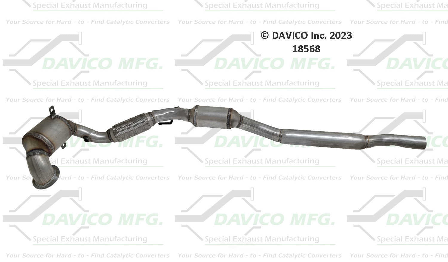 Davico Mfg 18568 Direct-Fit Catalytic Converter