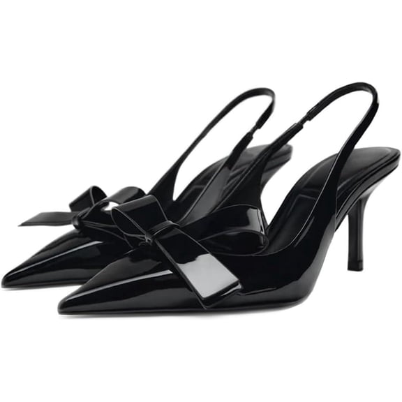Spring-Summer Fashion Female Closed Pointed Toe Pumps Stiletto Heels Sandals