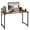 Brown, variant on Wangbujianwang 47-inch Computer Desk, Home Office Writing Study Table Modern Simple Design, Brown, Sturdy Workstation with Ample Space