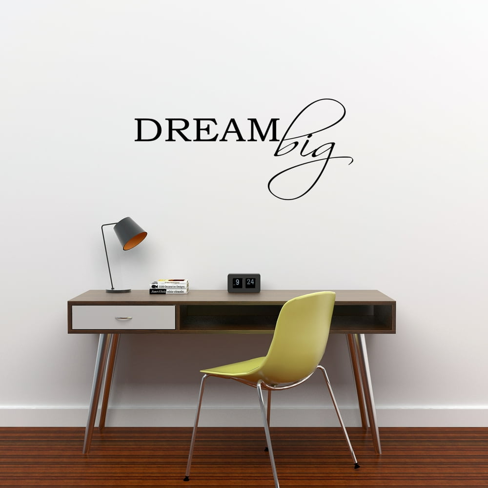 Dream Big Wall Decal Bedroom Wall Decals Office Vinyl Decals Classroom Decor Gifts for Teenagers