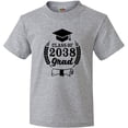 thumbnail image 3 of Inktastic Class of 2038 Grad with Diploma and Graduation Cap Youth T-Shirt, 3 of 5