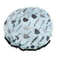 thumbnail image 3 of Gazechimp 3xWaterproof Double Layer Shower Cap Bath Hair Protection Adult Bath Accs I 3 Pcs, 3 of 8