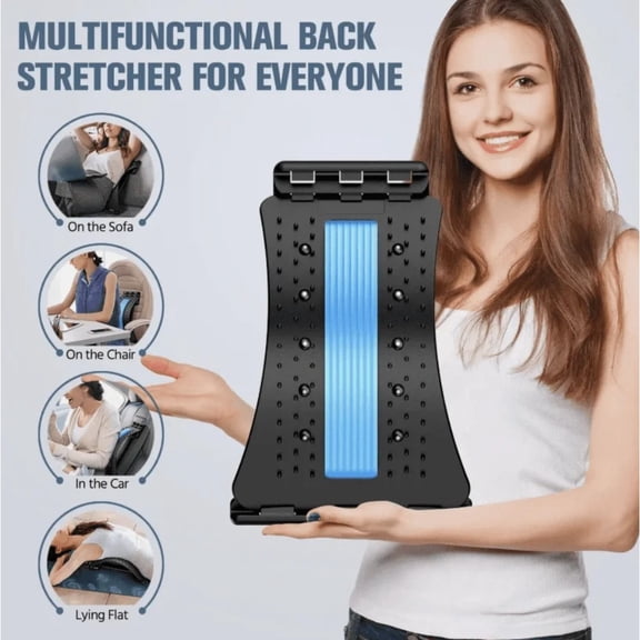 Back Stretcher Posture Massager for Back Relaxation & Pain Relief, Back Massager