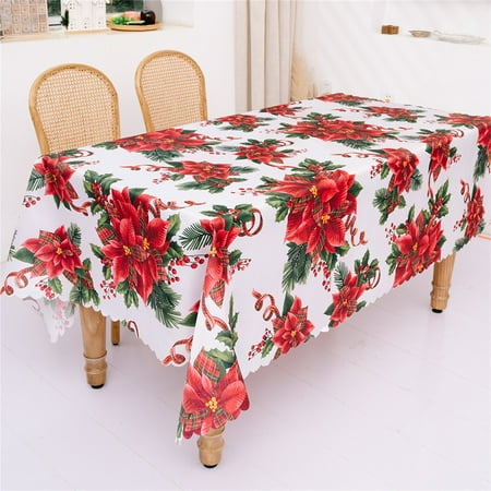 

KSCYKKKD Christmas Decoration Creative Christmas Printed Tablecloths Tabletop Decoration Supplies