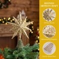 thumbnail image 4 of Clearance!! 3D Star Christmas Tree Topper Mirror Finish Holiday Decoration for Festive Cheer, 4 of 6