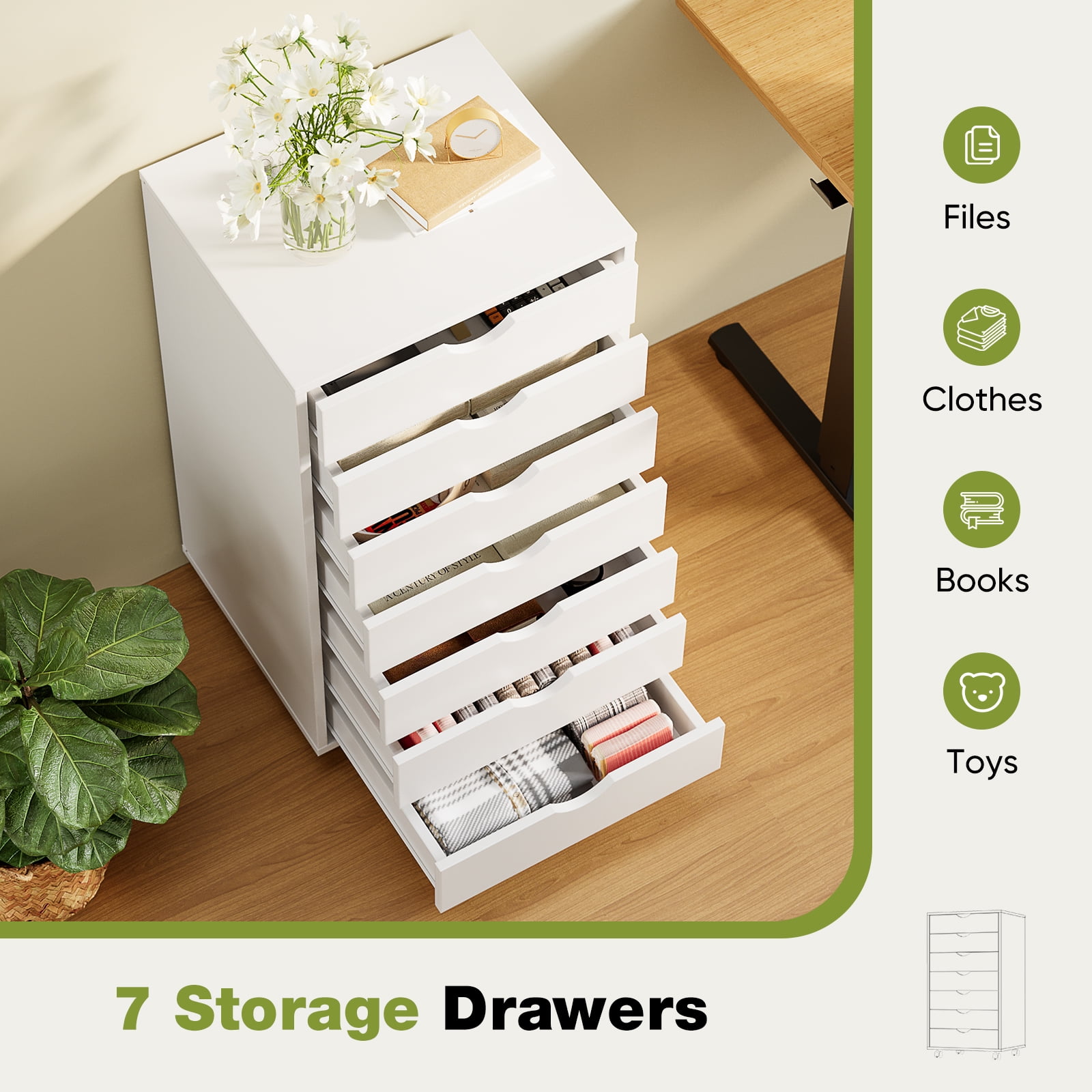 chimmy様② C5249 FRAMeWORK× Drawer SlayStation® 5-Drawer Makeup Vanity Storage Unit (Pair