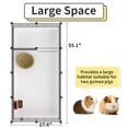 thumbnail image 3 of Partition Cage Small Pet Habitat For Guinea Pigs Bunnies Turtles Hamsters, 3 of 8