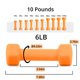 thumbnail image 2 of Portzon Weights Mancuernas 10 Opciones De Colores Compatible Con Juego De 2 Mancuernas De Neopreno Juego De 1-15 Lb Antideslizante Antideslizante Forma Hexagonal, 2 of 5