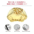thumbnail image 5 of Balery Bunch Of Grapes Shower Caps, Double Layer Waterproof Shower Cap, Double Layers Reusable Shower Cap With Soft Comfortable For Long Thick Hair Soft Bath Shower Hair Caps, 5 of 9