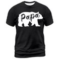 thumbnail image 4 of XIYON Father's Day Mens T Shirt Short Sleeve Round Neck Letter Print Summer Loose Fit Fashion Tee Top For Casual Daily Wear And Outdoor Activities,Black,XL, 4 of 4