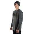 thumbnail image 2 of Dc Comics Batman Men's dark knight long sleeve charcoal tee and beanie 2-piece set, 2 of 2