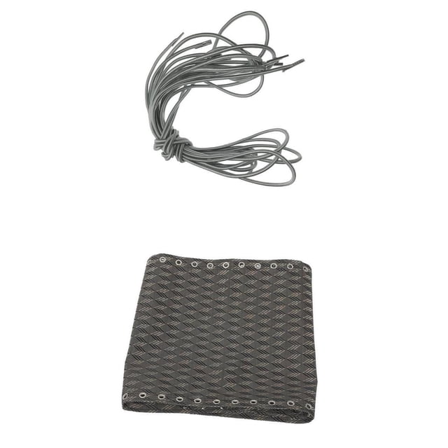 Reemplazo De Tela De Tela Para Sillas No Gravitacionales Patio De Jardín Plegables De 160x43cm (4 Cordones Incluidos, Gris)