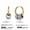 JDE2405019-PS-1, variante sur Faty-T Boucles d'Oreilles Créoles Pavé Cercle Charme - Bijoux Élégants pour Occasions Spéciales