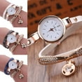 thumbnail image 3 of serony Bracelet de Montre Torsadé Pendentif Femme Fille Montre Quartz Ronde Décontractée en Alliage Montres-Bracelets, 3 of 9