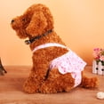 thumbnail image 4 of Flmtop Culottes Hygiéniques Physiologiques pour Chiot Caniche Rose, 4 of 7