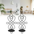 thumbnail image 4 of Candelabro De Pared De Hierro, Candelabro De Pared De Forma única De Material De Hierro, 2 Juegos Innovadores Plegables Para Pasillos ANGGREK Otros, 4 of 8