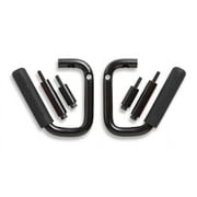 GraBarsUSA Steel Jeep Grab Handles for JK (2007-2018) Wranglers - Front only - BLACK - the ONLY GraBars Made and Sourced in the USA!