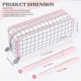 thumbnail image 2 of 2023 - Large Pencil Case, Large Capacity Pencil Case With 3 Compartments, Makeup Bag Portable Office Statio, 2 of 5