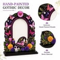 thumbnail image 2 of Dia De Los Muertos Altar Wooden Picture Frames,Day of The Dead Decorations Colorful Butterfly Sugar Skull Frame for Indoor Ofrenda Altar Table Remembrance Display Style C, 2 of 6