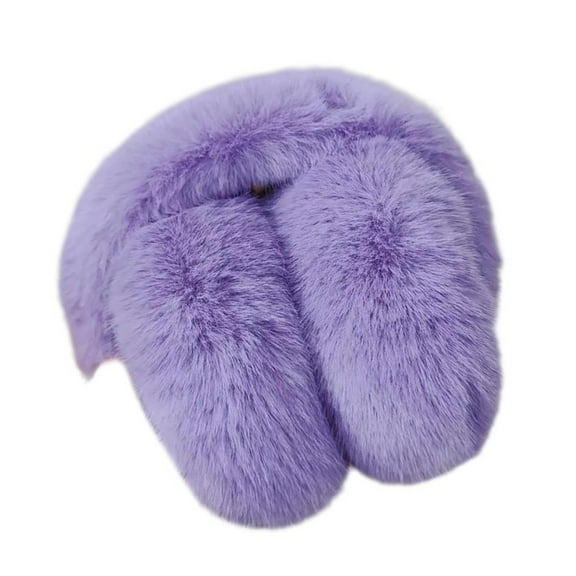 Thick Faux Furs Plush Ear Muffs for Teens Girl Comfortable and Foldable Ear Warmer for Outdoor Winter Activity Coldproof