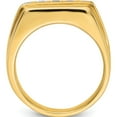 thumbnail image 2 of 14K Yellow Gold Diamond 5-Stone Mens Ring (Size 10) Made In India rm5797-050-ya, 2 of 5