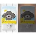 thumbnail image 2 of Caroline's Treasures BB2127CNL Silver Gray Poodle Summer Beach Ceramic Night Light, 6x4x3", multicolor, 2 of 2